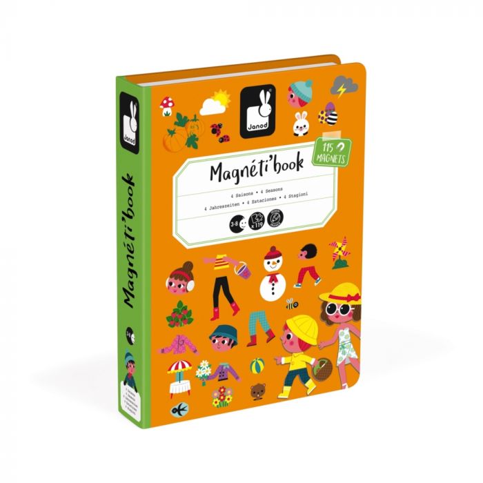 Магнітна книга Janod 4 сезони J02721