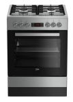 Плита електрична Beko FSE67310GX - склокераміка/60х60 см/дисплей/66л/6 програм/нерж. сталь