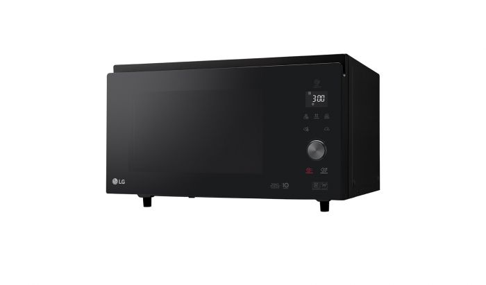 Мікрохвильова піч LG MJ3965BIS, 25 л, 1000 Вт, Гриль, Інв., електрон. керування, Чорний