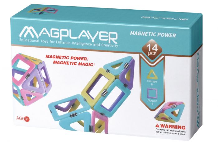 Конструктор Magplayer магнітний набір 14 ел. MPH2-14