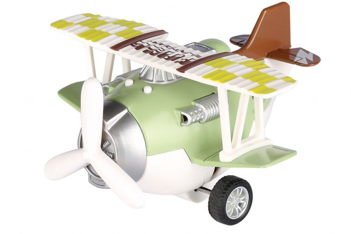 Літак металевий інерційний Same Toy Aircraft зелений зі світлом і музикою SY8012Ut-4