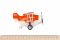 Літак металевий інерційний Same Toy Aircraft помаранчевий SY8013AUt-1