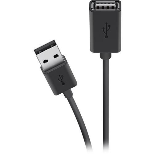 Кабель Belkin USB 2.0 (AM/AF) EXT 1.8м, Black