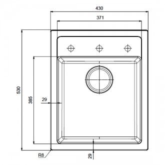 Кухонна мийка Sirius SID 610-40