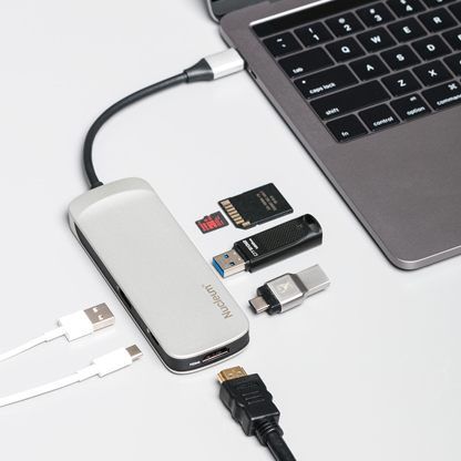 Хаб Kingston Nucleum USB-C: USB 3.0/HDMI/SD/microSD/Power Pass through/Type-C ports