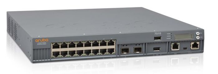 Контролер HPE Aruba 7010 (RW) 16p 150W PoE+ 10/100/1000BASE-T 1G BASE-X SFP 32 AP and 2K Cl.