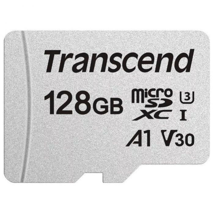Карта пам'яті Transcend microSD 128GB C10 UHS-I R95/W45MB/s + SD