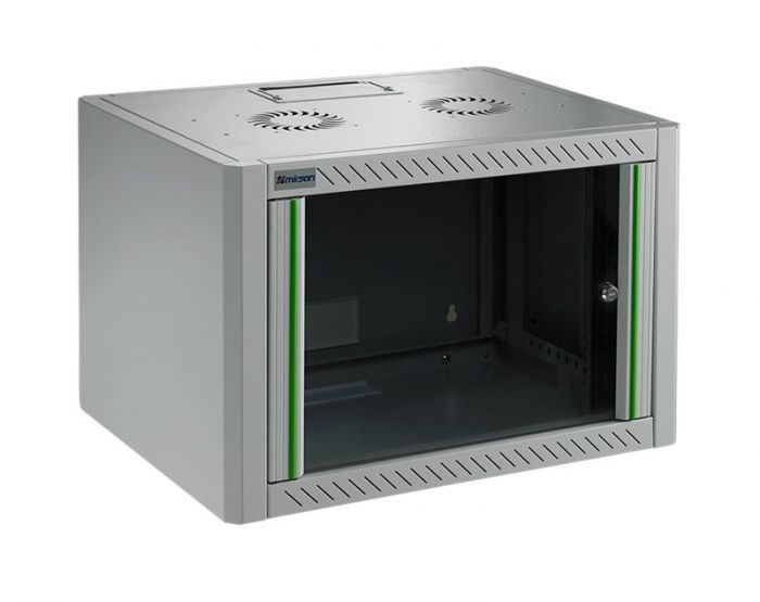 Шафа MIRSAN ECO 19" 9U 600x560, RAL 7035