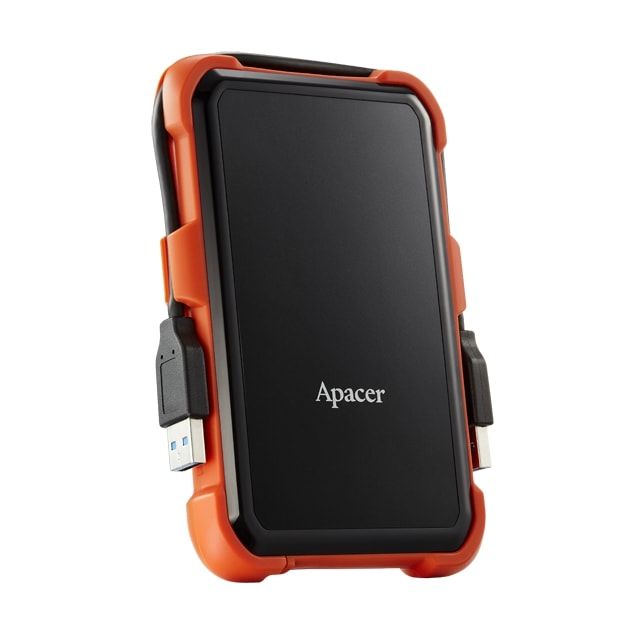 Портативний жорсткий диск Apacer 1TB USB 3.1 AC630 IP55 Black/Orange