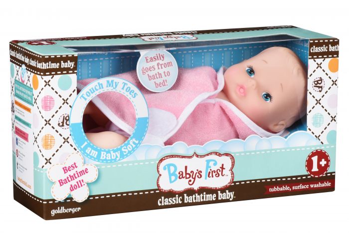 Пупс Baby’s First Classic Bathtime Softina Лагідний Пупсик