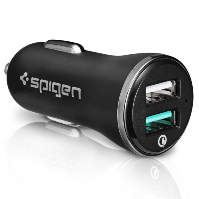 Автомобільний ЗП Spigen Essential F27QC Quick Charge 3.0 Car Charger