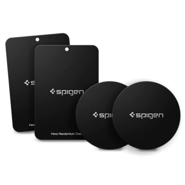 Набор для кріплення Spigen Kuel MP-4P Car Mount Metal Plates Black (4Pack)