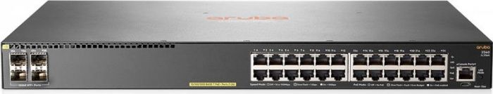 Комутатор HPE Aruba 2540 24G PoE+ 4SFP+, 370W POE+, Static/RIP, LT Warranty Switch