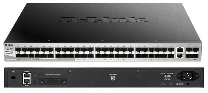 Комутатор D-Link DGS-3130-54S 48xSFP, 2x10GE, 4xSFP+, L3