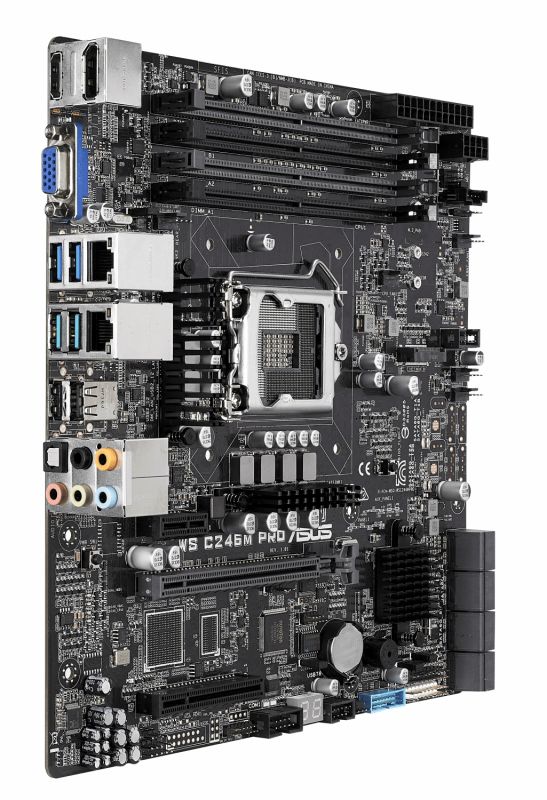 Материнcька плата ASUS WS C246M PRO s1151 C246 4DDR4 Intel® I210AT i219-LM ATX