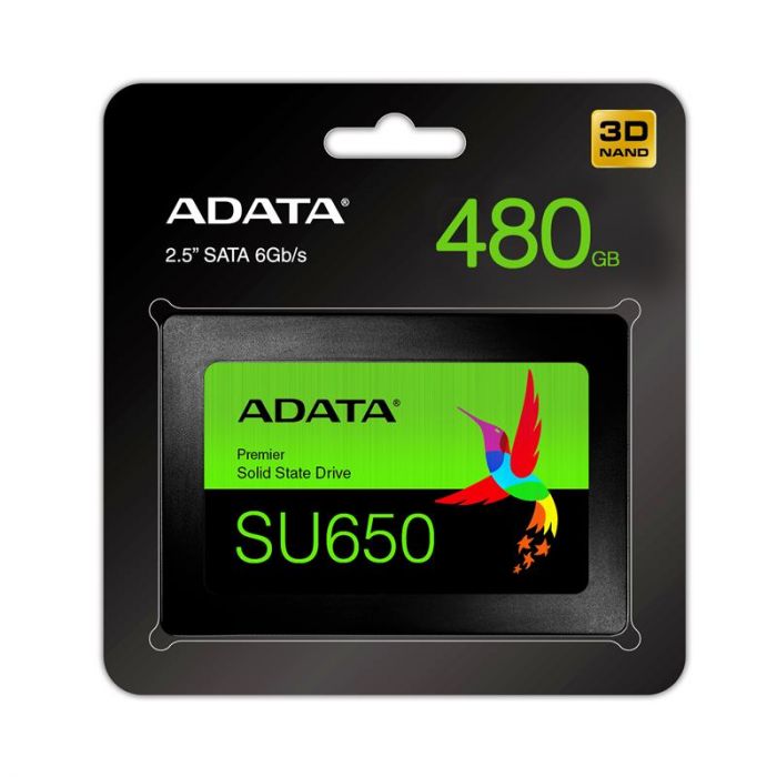 Накопичувач SSD ADATA 2.5"  480GB SATA SU650