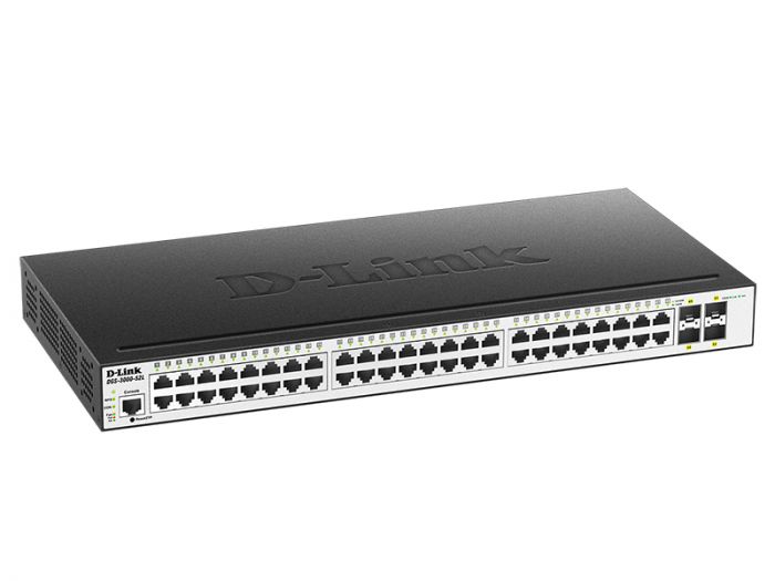 Комутатор D-Link DGS-3000-52L 48xGE, 4xSFP, L2