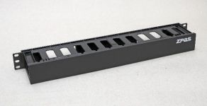 Кабельний організатор ZPAS 19" 1U однобічна гребінка