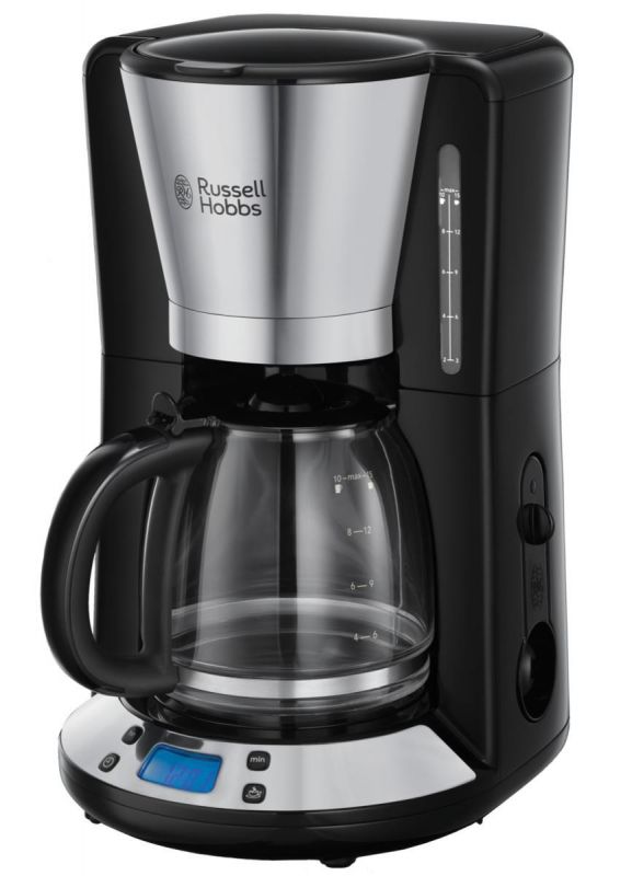 Кавоварка Russell Hobbs крапельна Victoty , 1.25л, мелена, чорно-сріблястий