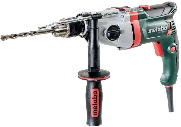 Дриль ударна Metabo SBEV 1300-2, 2 швидкості, ключевий патрон, коробка