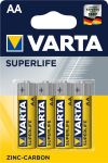 Батарейка VARTA SUPERLIFE AA BLI 4 ZINC-CARBON