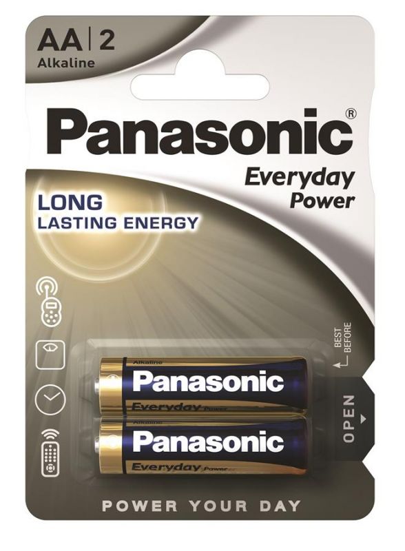 Батарейка Panasonic EVERYDAY POWER лужна AA блістер, 2 шт.