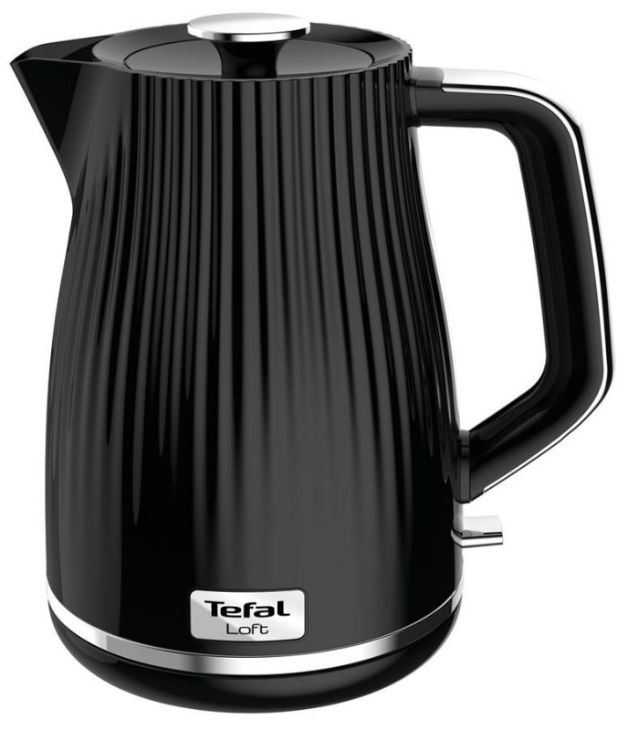 Електрочайник Tefal KO250830 Loft, 2400Вт, 1,7л., чорний