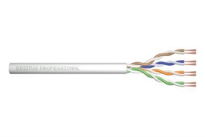 Кабель патч-кордовий DIGITUS кат. 5e U-UTP, 305 m, AWG 26/7, сірий