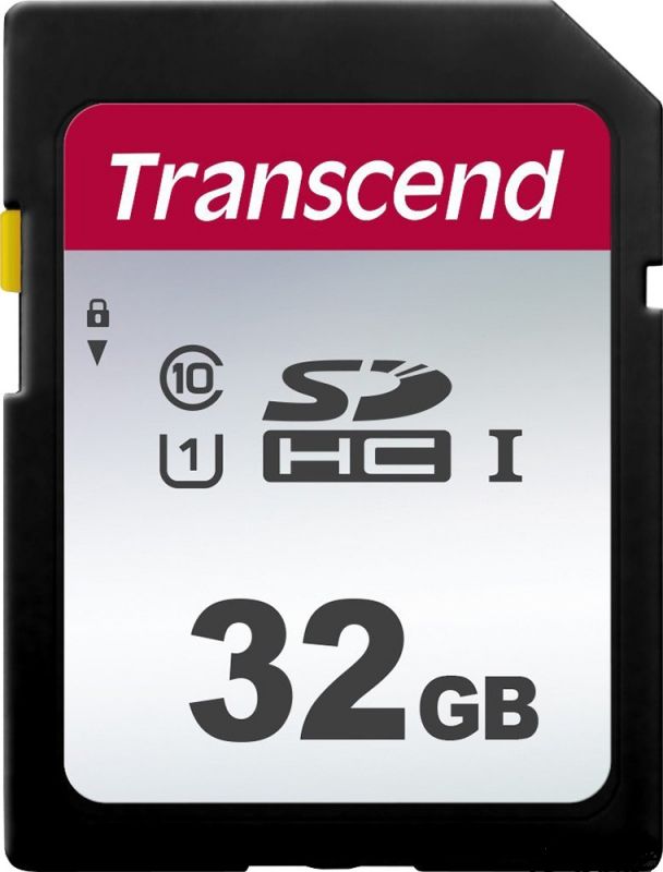 Карта пам'яті Transcend SD  32GB C10 UHS-I  R100/W20MB/s