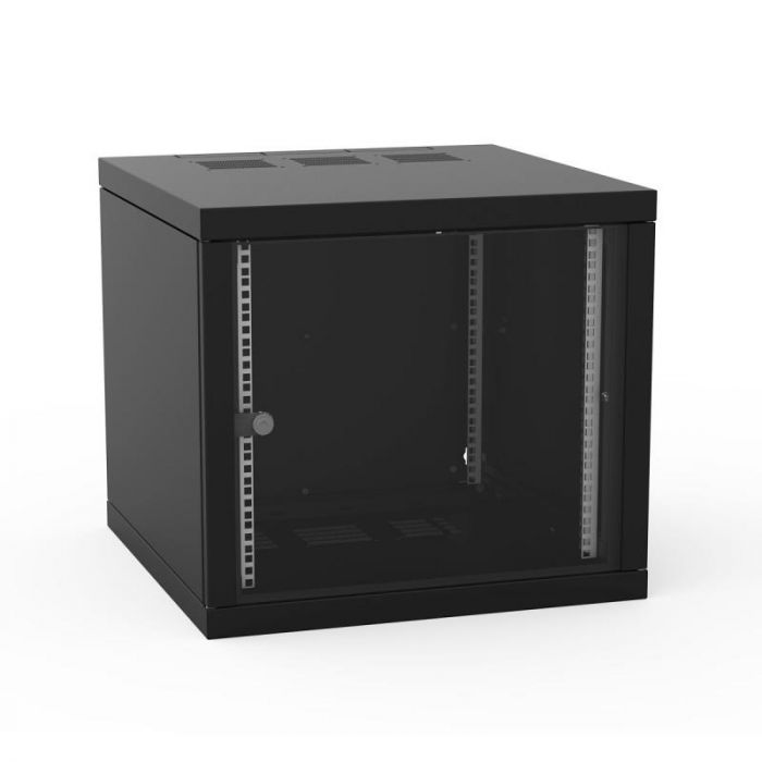 Шафа ZPAS 19" 15U 600x600 Z-BOX, змінні бічні стінки, скляні двері, 100kg max, чорна