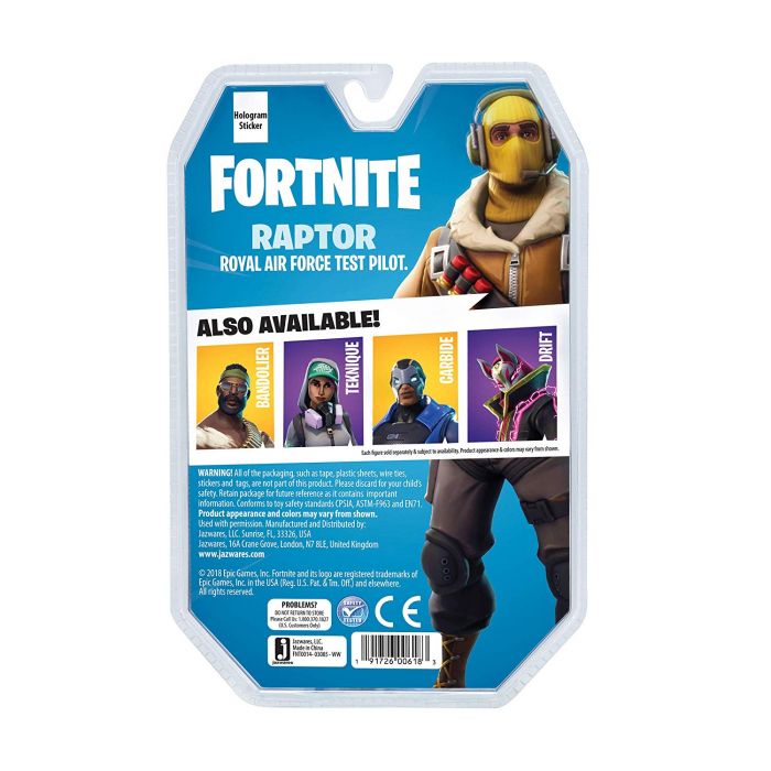 Колекційна фігурка Jazwares Fortnite Solo Raptor