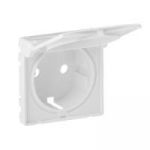 Лицьова панель Legrand Valena IN*MATIC LIFE з кришкою силовий розетки Schuko, білий