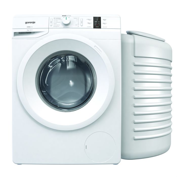 Пральна машина з баком Gorenje WP702/R, 7кг, 1000, A++, глибина 55см, Дисплей, Білий