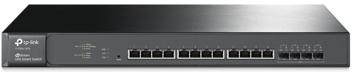 Комутатор TP-LINK T1700X-16TS 12x10GE 4x10GE/SFP+ JetStream 19" 1U