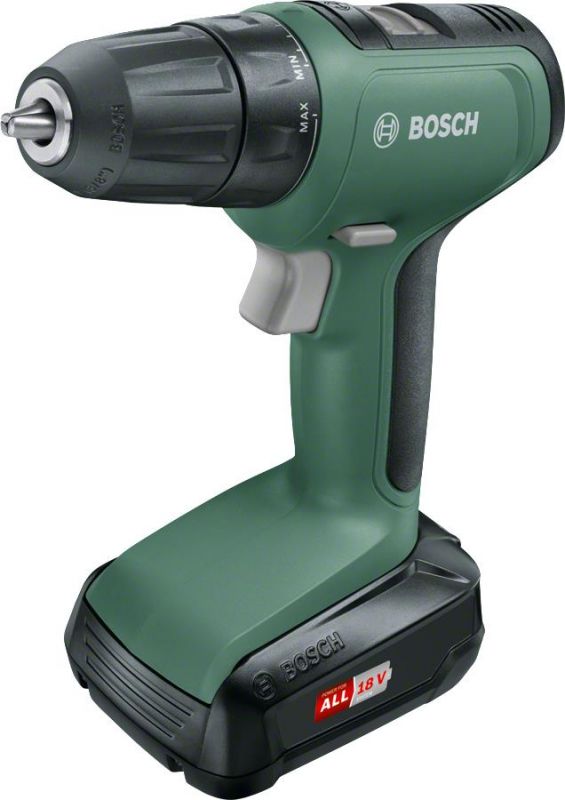 Шуруповерт-дриль Bosch UniversalDrill 18, 18В, 1х1.5аг., 30 Нм, 1.19 кг