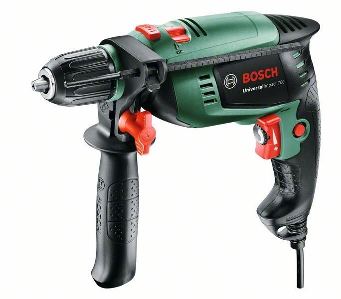 Дриль ударний Bosch UniversalImpact 700, 700Вт, БЗП, 1.6 кг