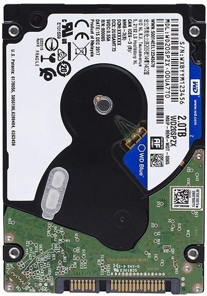 Жорсткий диск WD 2TB 2.5" 5400 128MB SATA Blue