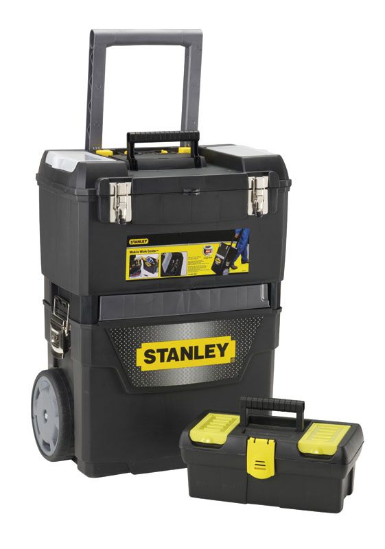 Ящик для інструменту Stanley "2 в 1", з колесами, 47.3х30.2х62.7см