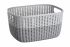 Корзинка плетена Ardesto Sweet Home, 6.8 л, 286*215*150 мм, сірий , пластик