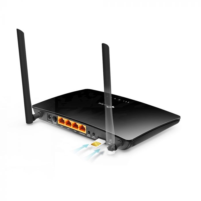 4G-Маршрутизатор TP-LINK TL-MR400 AC1350 4G LTE 3xFE LAN 1xFE WAN 1xSim Card Slot