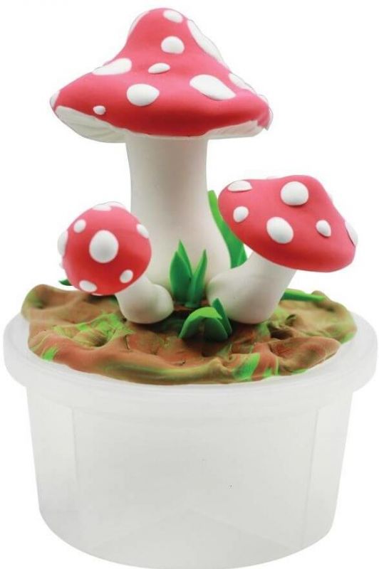 Маса для ліплення Paulinda Super Dough Happy land 75г Мухомор PL-081165-2