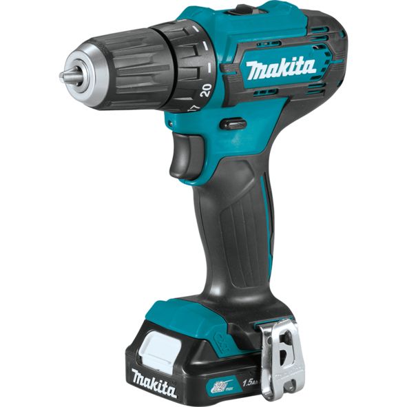 Шуруповерт Makita DF333DWYE, 10.8 В, 1.5 Ач, CXT, 1.1 кг