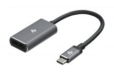 Адаптер 2Е Type-C - DisplayPort, Alluminum, 0.2m