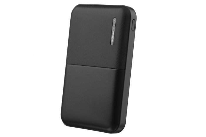 Портативний зарядний пристрій Power Bank 2E 5000mAh, DC 5V, 2.1A, 4 LED indicator, black