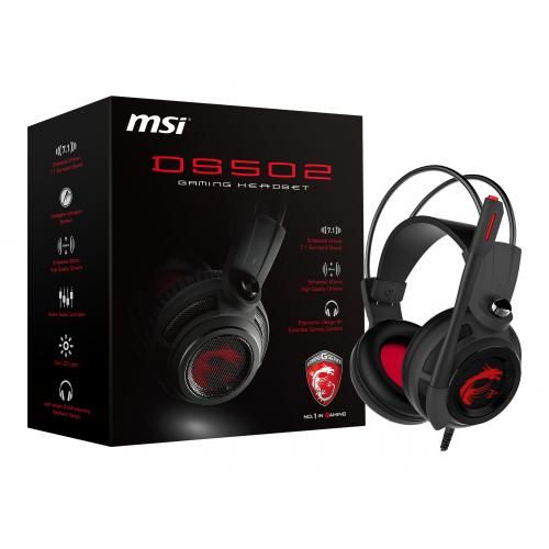 Гарнiтура MSI DS502 GAMING Headset S37-2100911-SV1