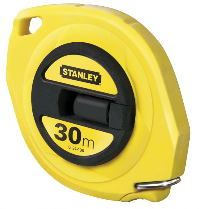 Рулетка Stanley "Longtape", ударостійкий корпус з АБС-пластику, 30м х 9.5мм