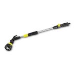 Зрошувач ручний Karcher Premium", Штанга для поливу телескопічна, душ садовий, 6 режимів, поворотна основа Зрошувач ручний Karcher Premium", Штанга для поливу телескопічна, душ садовий, 6 режимів, поворотна основа
