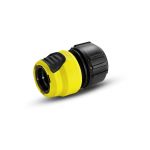 Конектор для шланга Karcher "Plus", 1/2"-5/8"-3/4", універсальний з аквастопом Конектор для шланга Karcher "Plus", 1/2"-5/8"-3/4", універсальний з аквастопом
