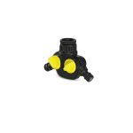 Розподільник для поливу Karcher, 3/4", 1/2", роздільник двоканальний Розподільник для поливу Karcher, 3/4", 1/2", роздільник двоканальний