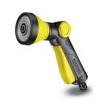 Зрошувач ручний Karcher, пістолетний, 3 режими, регулювання напору води, блокування кнопки поливу Зрошувач ручний Karcher, пістолетний, 3 режими, регулювання напору води, блокування кнопки поливу